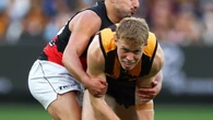 Hawks young gun hospitalised with painful injury after fourth game
