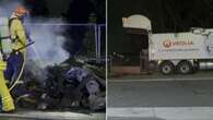 Rechargeable battery blamed for garbage truck blaze in southwest Sydney