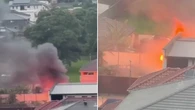 Body found after blaze in suburban garage