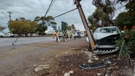 Over 1000 homes left in the dark after unlicensed driver crashes into power pole