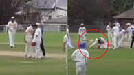 Punches thrown after shock headbutt in A-grade cricket match