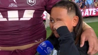 Origin hero’s young son melts hears with post-match gesture