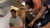 Man detained after making bomb threat on flight from London