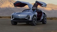 Cadillac’s sleek, high-performance EV coupe concept has a sandstorm mode