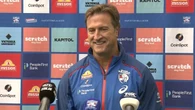 Luke Beveridge can’t stop himself from dishing Bailey Smith barb
