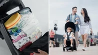 Aussie couple behind first stroller in the world that transforms into a carry-on suitcase: ‘A masterpiece of design’