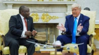 Trump confronts South Africa’s president with false claims of ‘white genocide’