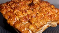 We celebrate Father’s Day with the perfect dad inspired meal – beer braised pork belly with the perfect crispy crackling