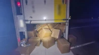 Teens charged after truck crash results in huge tobacco seizure