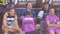 Concerning image emerges during Geelong’s big win