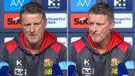 ‘Angry’ Damien Hardwick drops F-bomb in fiery presser: ‘Grow up’