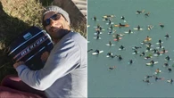Thousands honour beloved father killed in shark attack