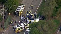 Two injured as multi-vehicle crash causes traffic chaos