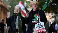 'We have the right': Pro-Palestine protesters hold line