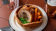 We serve up the viral ‘Big Yorkie’ AKA a full roast dinner served in a giant Yorkshire pudding