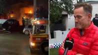 Ex-Big Brother host narrowly escapes devastating house fire