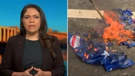 Price calls to criminalise burning Australian flag after being forced to remove it
