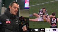 Darcy Moore defends painful moment in ‘clutch contest’