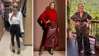 Julia Morris wears the $39 Motto trench that shoppers are racing to grab in the EOFY sale