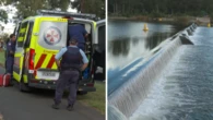 Father fighting for life, son injured in terrifying near-drowning at weir