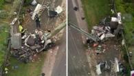 Unbelievable survival after ute wrecked slamming into power pole