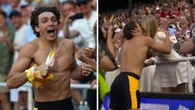 Wild scenes as athletics superstar breaks world record again