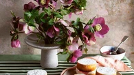A sweet treat for the weekend, strawberry and rhubarb Victoria sponges
