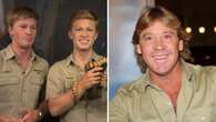 Robert Irwin chokes back tears as he speaks about dad Steve following new honour