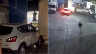 Bizarre moment driver flees after ‘ram raid’ on Supercars team