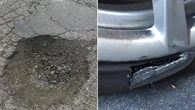 Massive blowout in damage, drivers injured amid pothole crisis