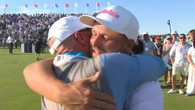 US Open winner in ‘shock’ at sight of his father on final hole