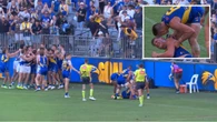 Harley Reid high shot sparks all-in brawl after the siren