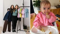 Mums create ‘world-first’ bib that sold out twice in two weeks: ‘Best I’ve ever used’