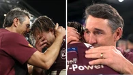 Cameron Munster breaks down during Origin celebrations