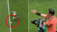 World Cup drama as chaotic match decided by 125th minute penalty