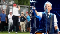 Trump posts altered video of himself hitting music legend with a golf ball