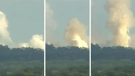 Australian-made rocket crashes down to Earth seconds after launch