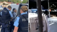 Chilling moment man casually walks away after allegedly stabbing stranger on bus
