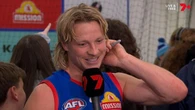 Deeply personal note reduces AFL star to tears moments before game