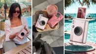 Fujifilm launches chic new gentle rose instax mini Evo camera just in time for spring