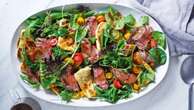 Courtney Roulston shares how to make the perfect grilled lamb and haloumi salad with whipped fetta