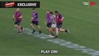 Players and umpires fuming after AFL boss’s serious claim
