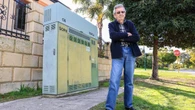 Retiree told to pay up to remove rusty Telstra eyesore
