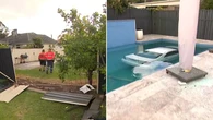 Homeowner turns hero after car crashes into backyard pool