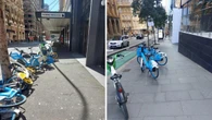 ‘So frustrating’: Residents angry at share bike mess on city streets