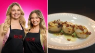 Lol and Lil’s Pan Seared Scallops with Lemon Garlic Butter and Pea Purée