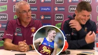 Lions teammates in stitches over true story behind teen’s AFL debut
