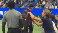Shock as tennis fan caught red-handed opening world No.1’s bag