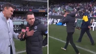 Craig McRae breaks down in emotional post-match interview