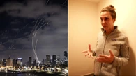 Tense moment Seven reporter is forced into bomb shelter in Tel Aviv